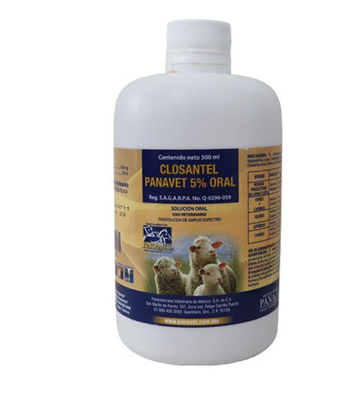CLOSANTEL 5% ORAL 500 ML
